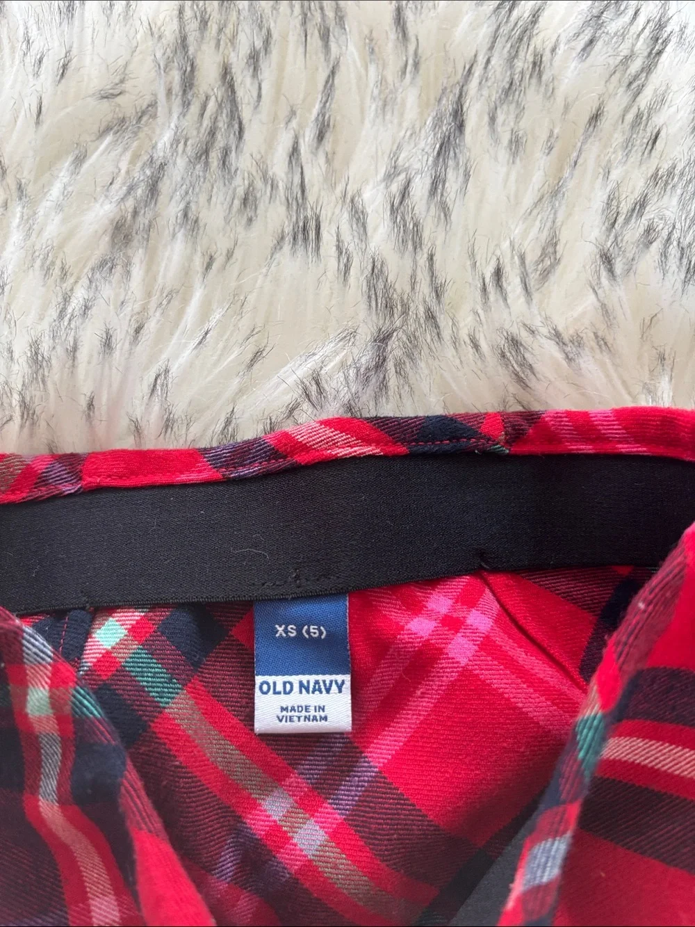 5T Old Navy Red Plaid Mini Skirt